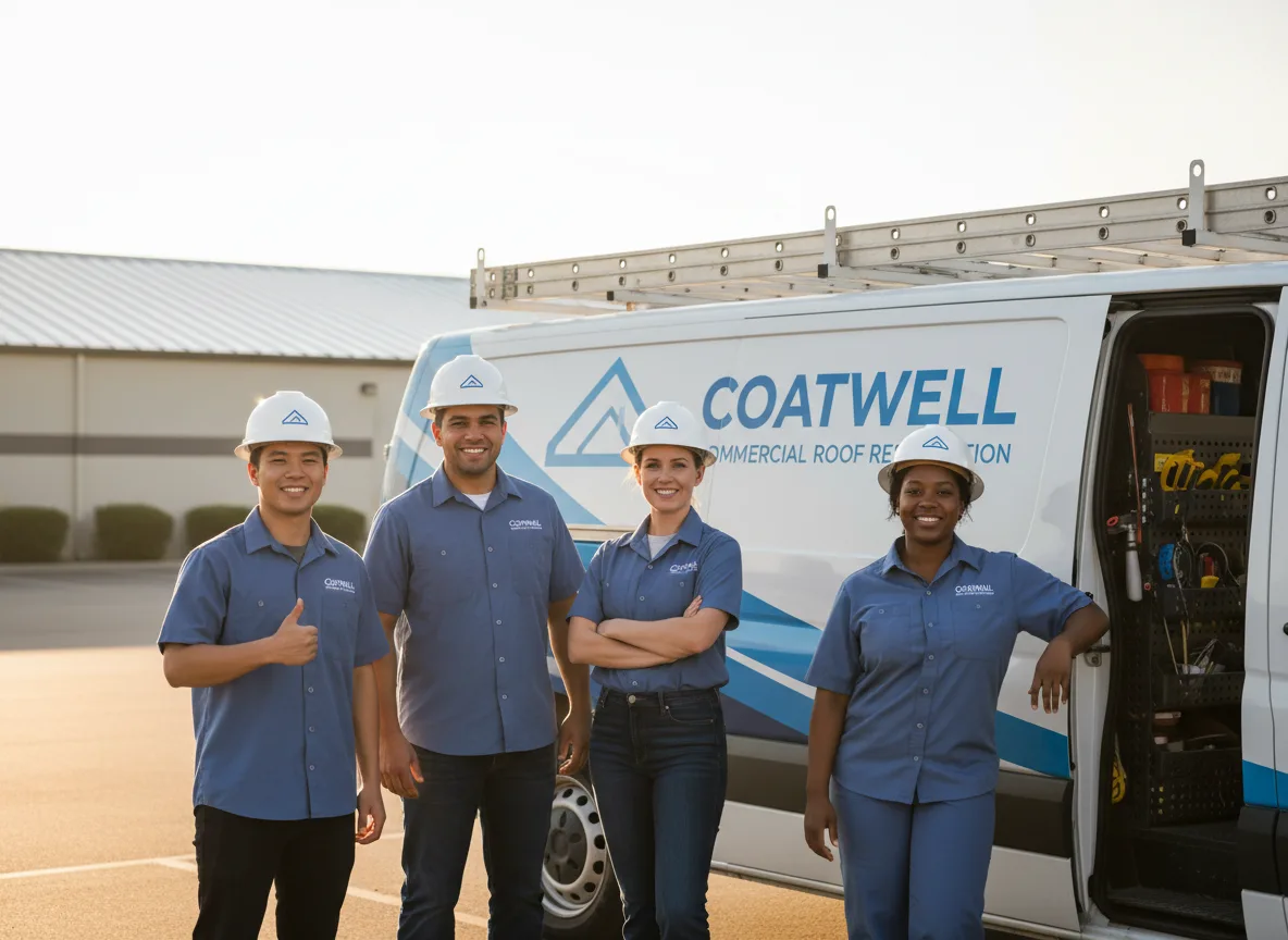 Commercial roof coating company in Athol, MA